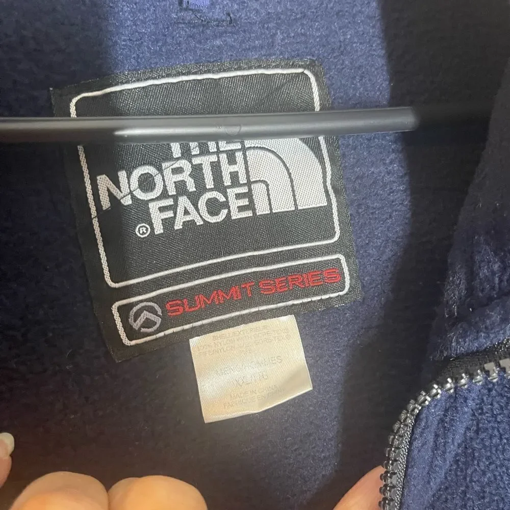 The‎ North Face Gore Windstopper navy fleece jacket summit series, size XXL